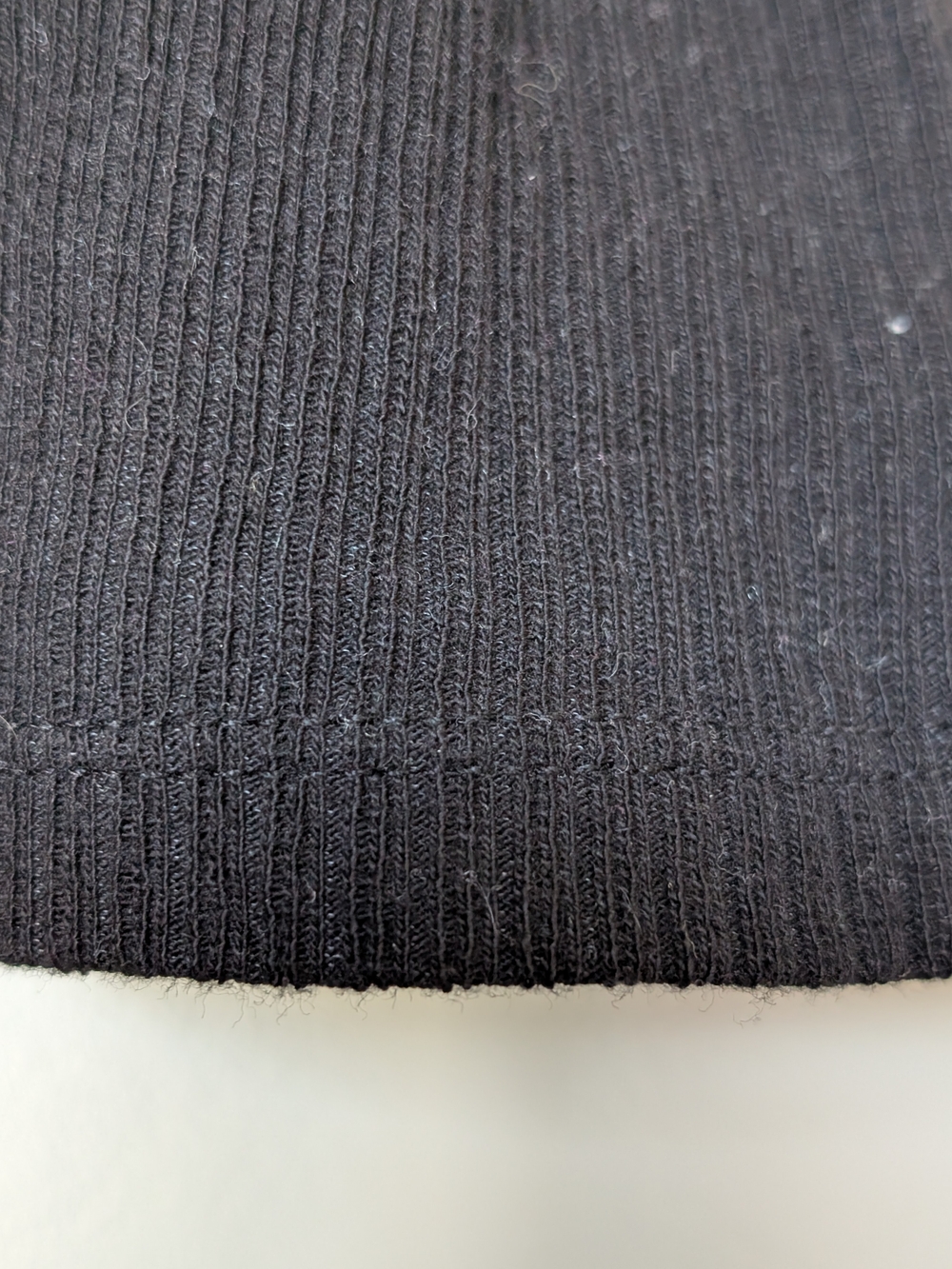 Mango Black Ribbed Cold-Shoulder Mini Dress - Picture 4 of 5